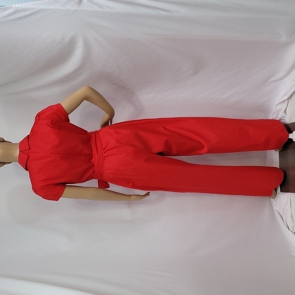 GAL Meets Glam Camille Red Jumpsuit - Picture 13 of 17